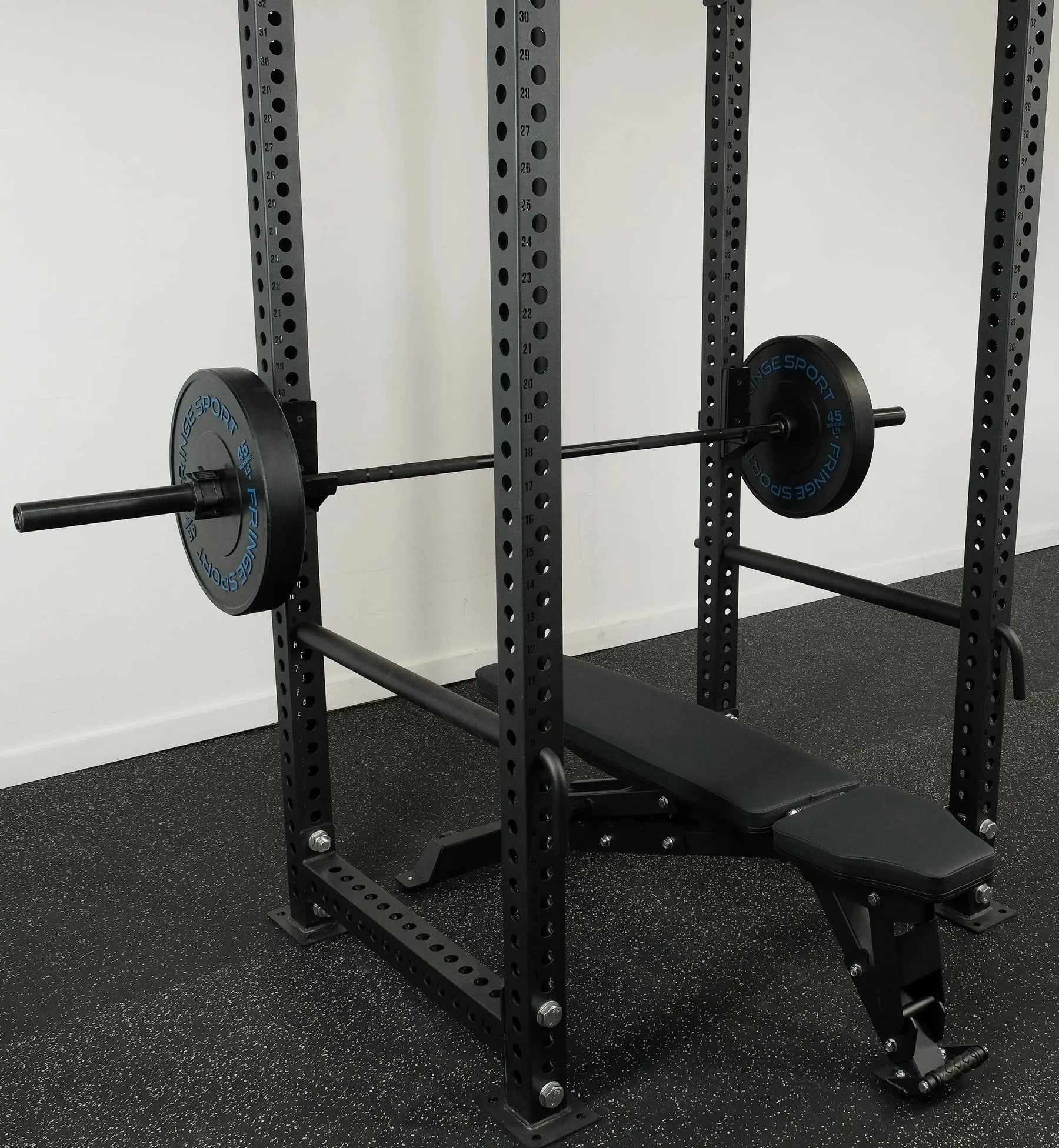 Fringe Sport 3x3 Pin Pipe Safeties | Heavy - Duty Steel Spotter Pipes (1” Holes, 1,000 lb Capacity) - Peak Performance Supply