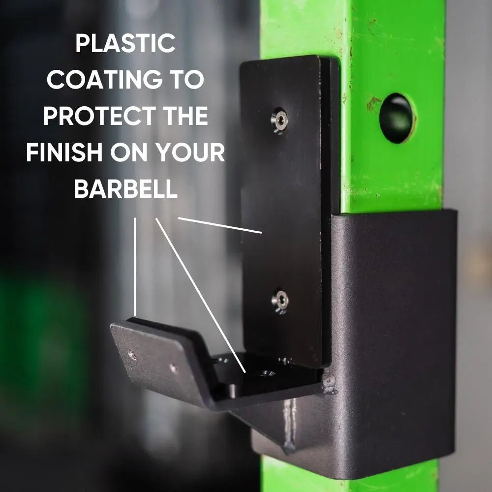 Fringe Sport 3x3 J - Cups | Heavy - Duty UHMW - Lined Rack J - Hooks (1,000 lb Capacity) - Peak Performance Supply