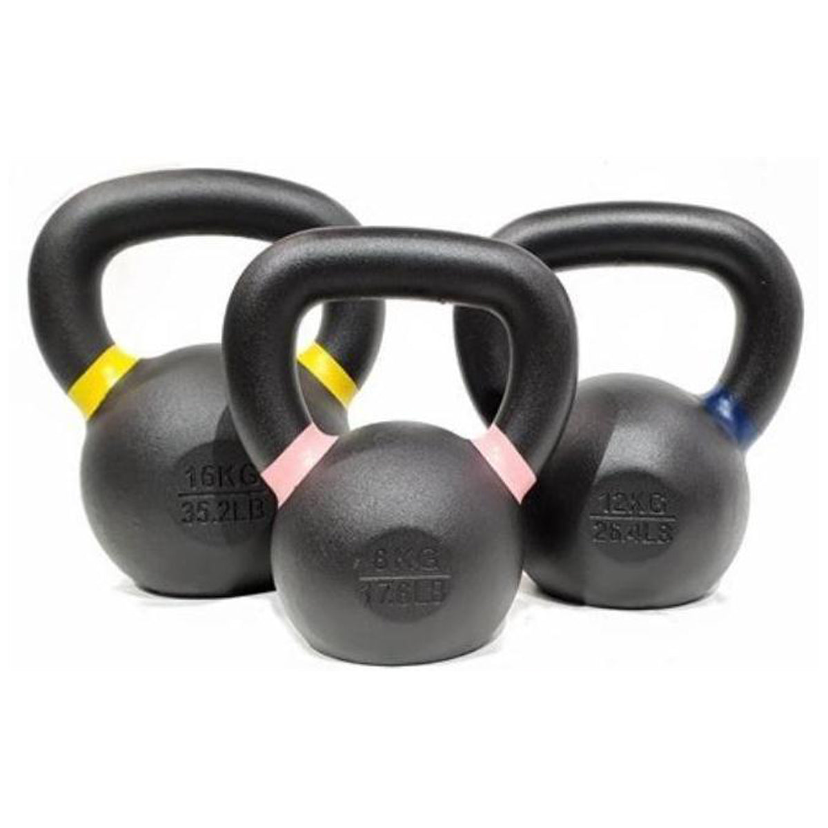 TAG Powder Coated Cast Iron Kettlebells
