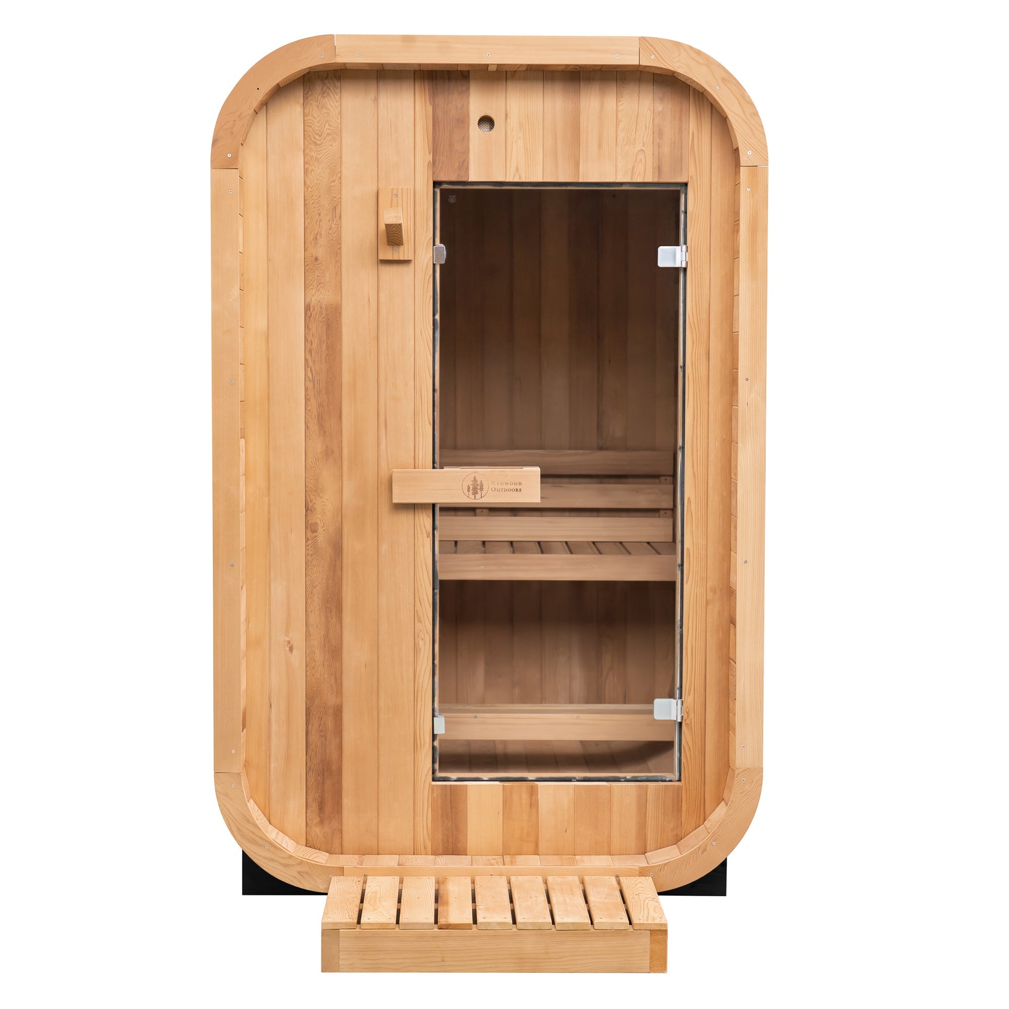 Redwood Outdoors Duo Outdoor Sauna – 2-Person Outdoor Sauna With Harvia KIP 8kW Wi-Fi Electric Heater