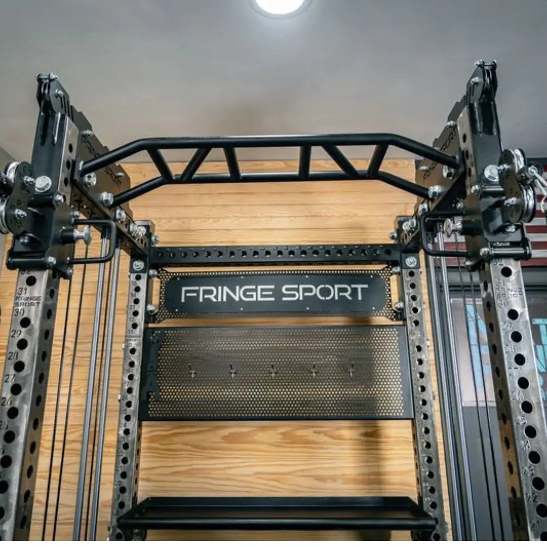 Fringe Sport Multi - Grip Pull - Up Bar – Multi - Position Pull - Up Attachment for Dane 1.0 & Dane 2.0 Squat Racks