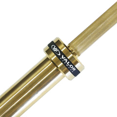 Valor Fitness Gold Coated Needle Bearing Barbell