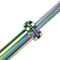 Valor Fitness Rainbow Coated Needle Bearing Barbell
