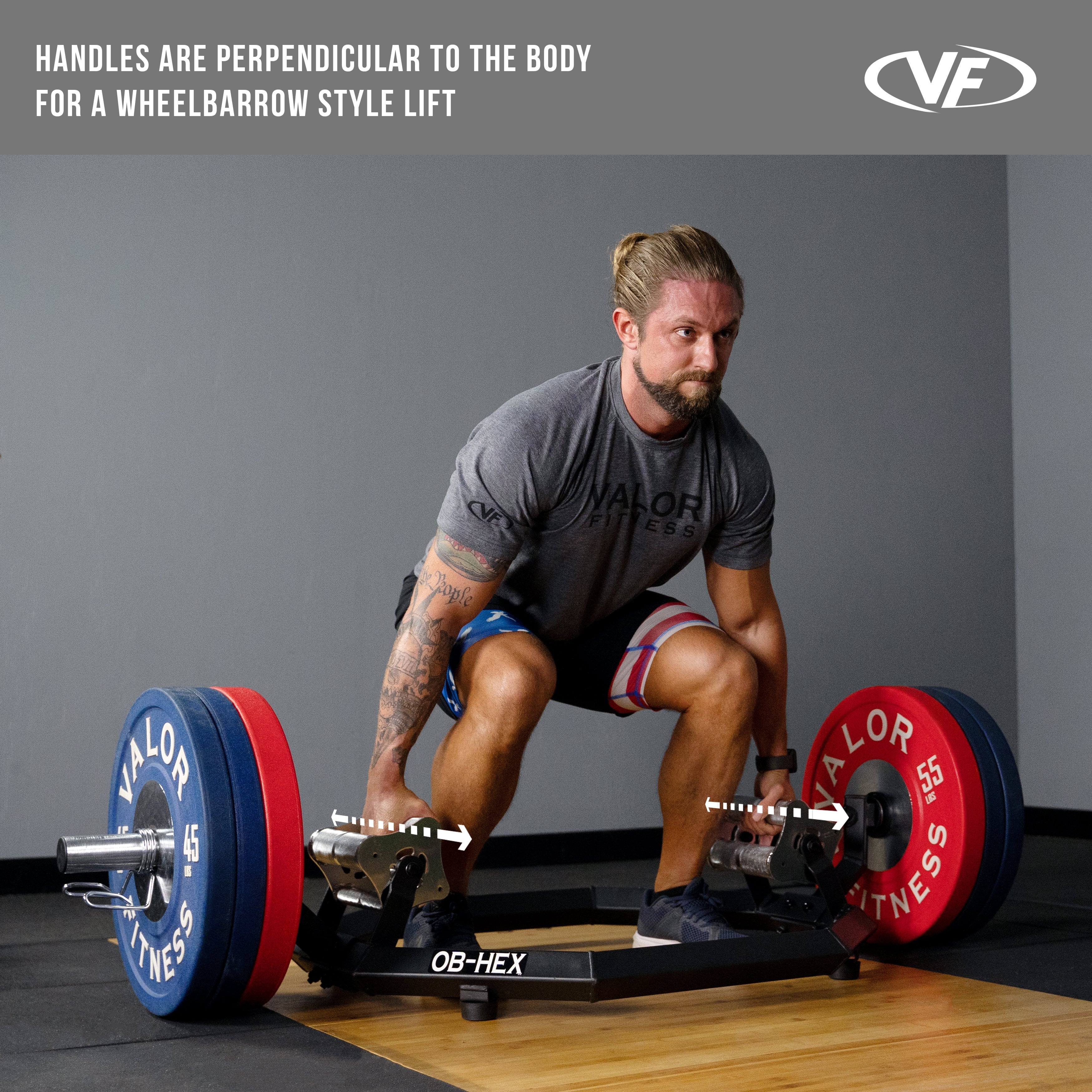 Valor Fitness Neutral Multi Grip Trap Bar