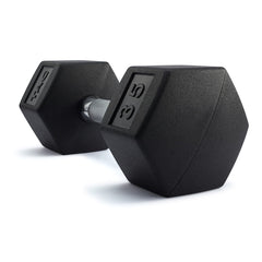 TAG Hex Rubber Dumbbells 55lbs-100lbs