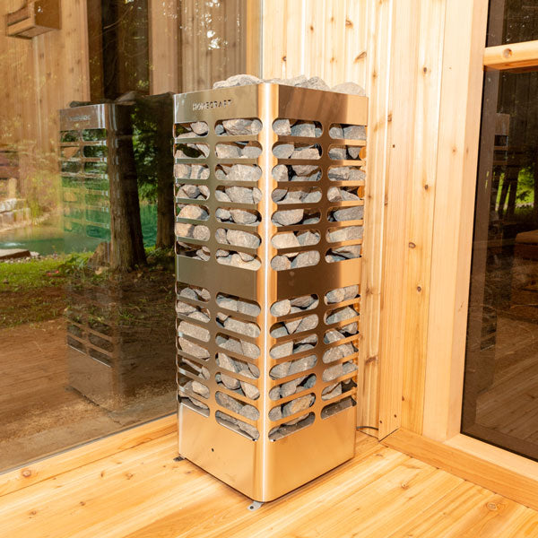 Homecraft Revive 6kW Sauna Heater – Premium Stainless Steel Tower Heater With 200 lb Rock Capacity & Digital Control