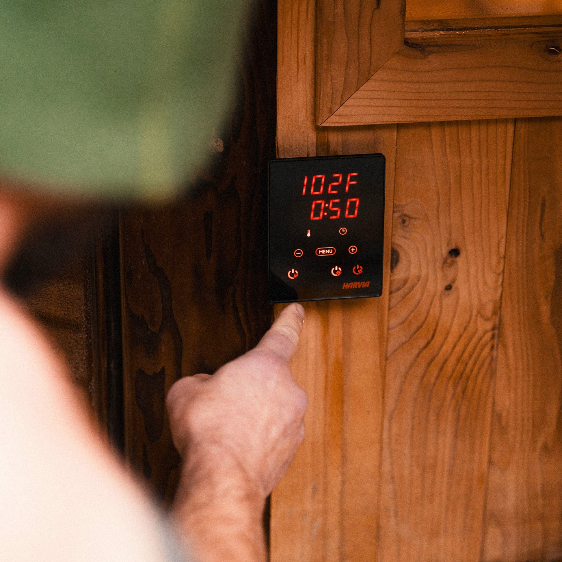 Redwood Outdoors Summit 6 - Person Outdoor Sauna – Thermowood + Harvia Spirit Wi - Fi 8kW Included - Peak Performance Supply