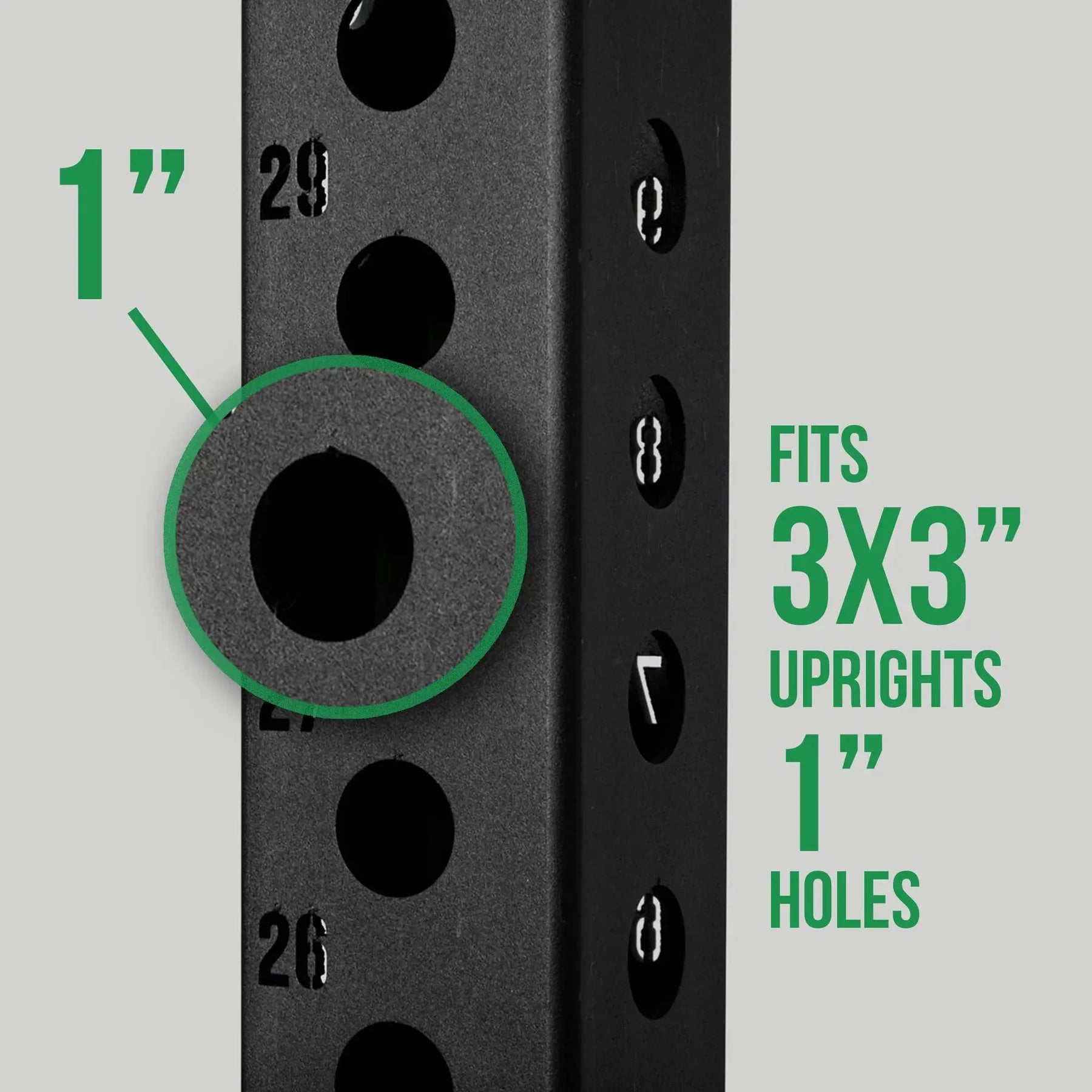 Fringe Sport 3x3 Safety Spotter Arms V2 | Heavy - Duty UHMW - Lined Safety Arms (1,000 lb Capacity) - Peak Performance Supply