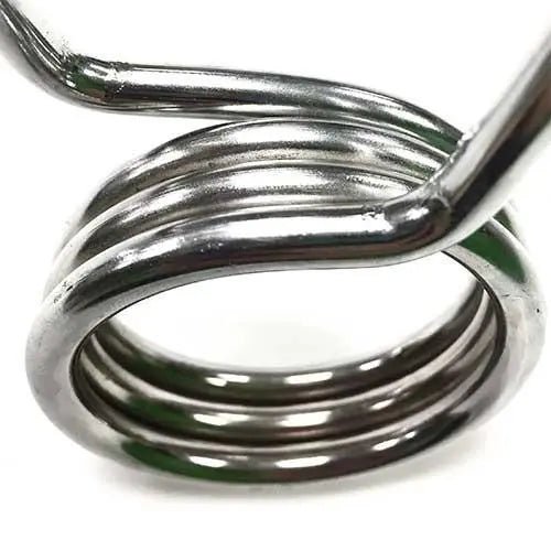 2" Olympic Barbell Spring Clips – Heavy - Duty Chrome Weight Collars (Pair) - Peak Performance Supply