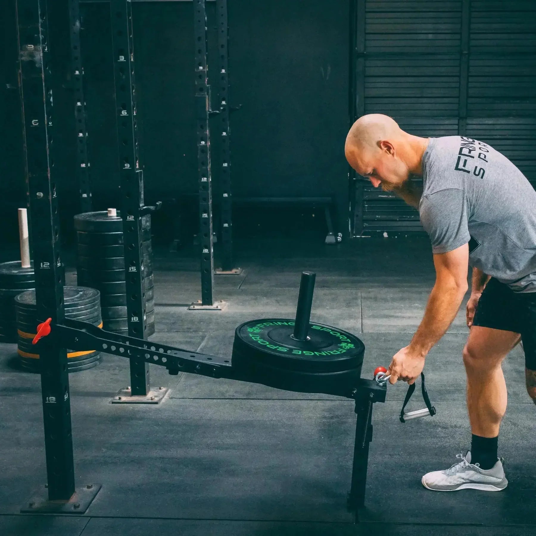 Fringe Sport Universal Belt Squat System | Mammoth Belt Squat Attachment (900 lb Capacity, Fits All Racks)