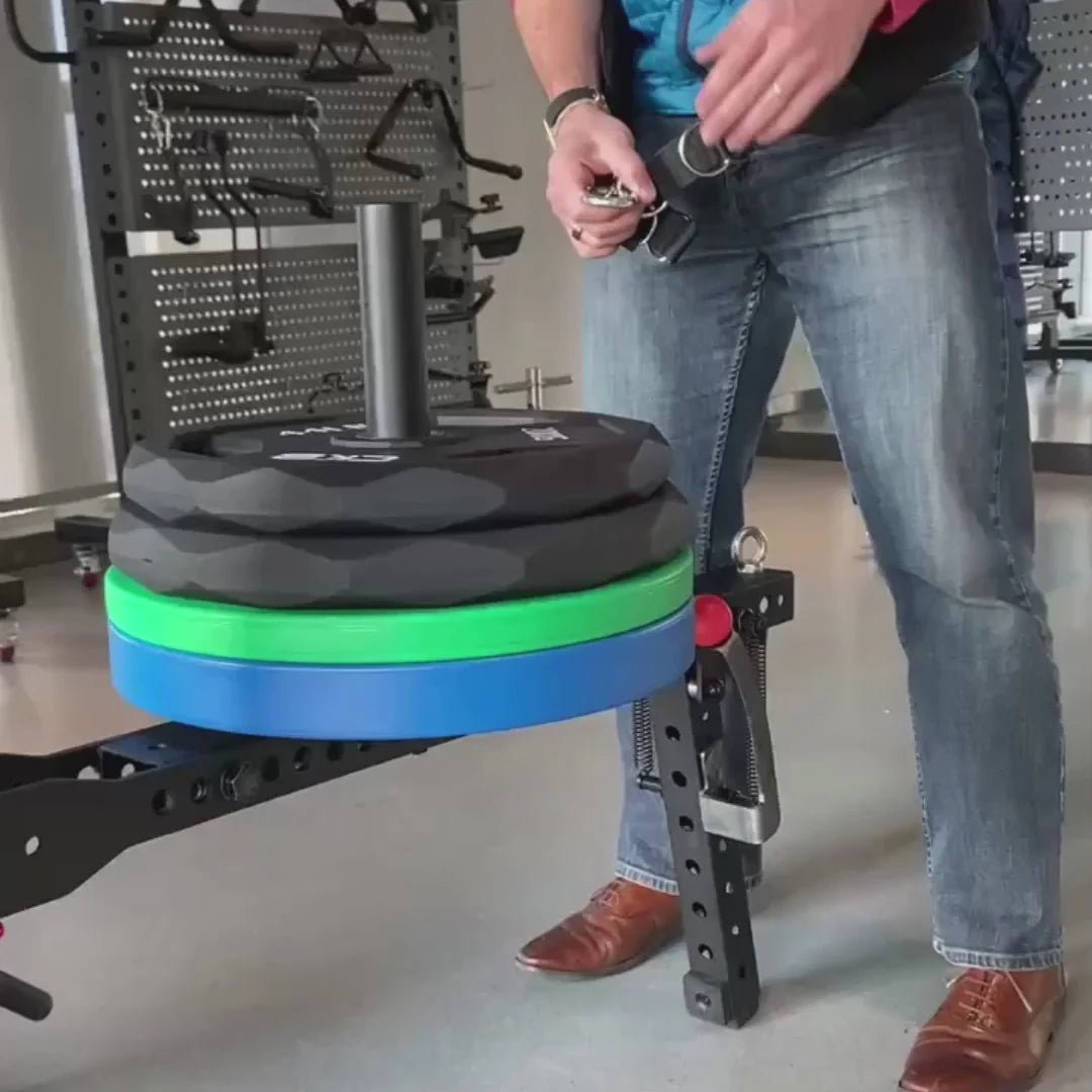 Fringe Sport Universal Belt Squat System | Mammoth Belt Squat Attachment (900 lb Capacity, Fits All Racks)