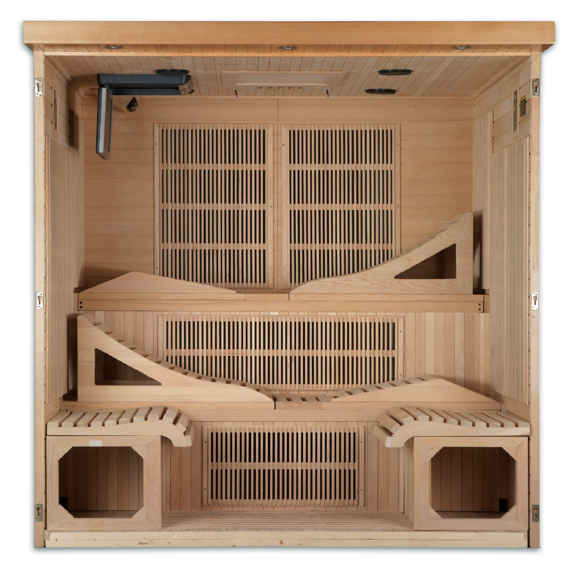 Dynamic Saunas Monaco Elite 6-Person Ultra Low EMF FAR Infrared Sauna - DYN-6996-01 Studio View