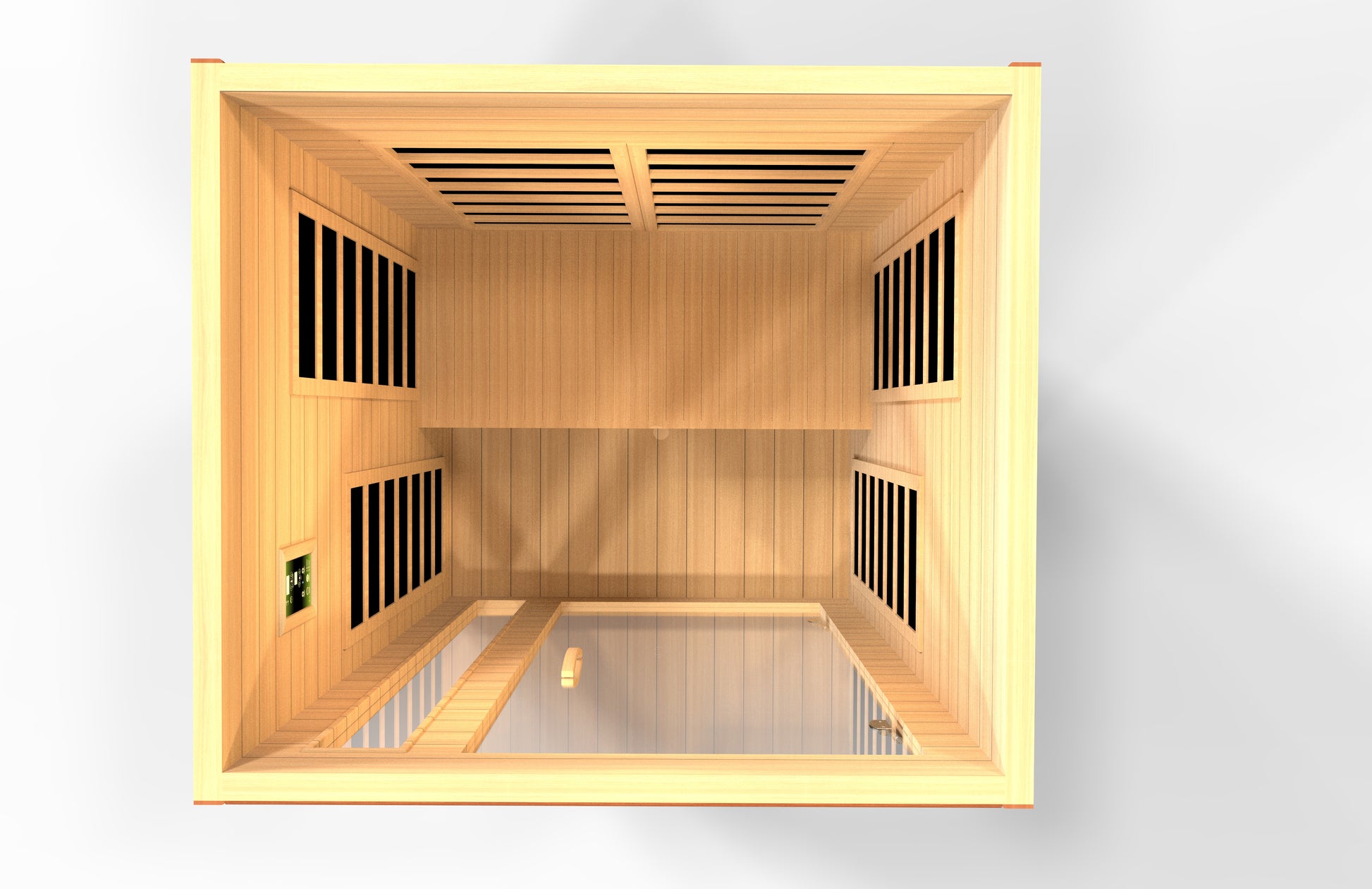 Dynamic Saunas Cordoba DYN-6203-01 - Interior Top View