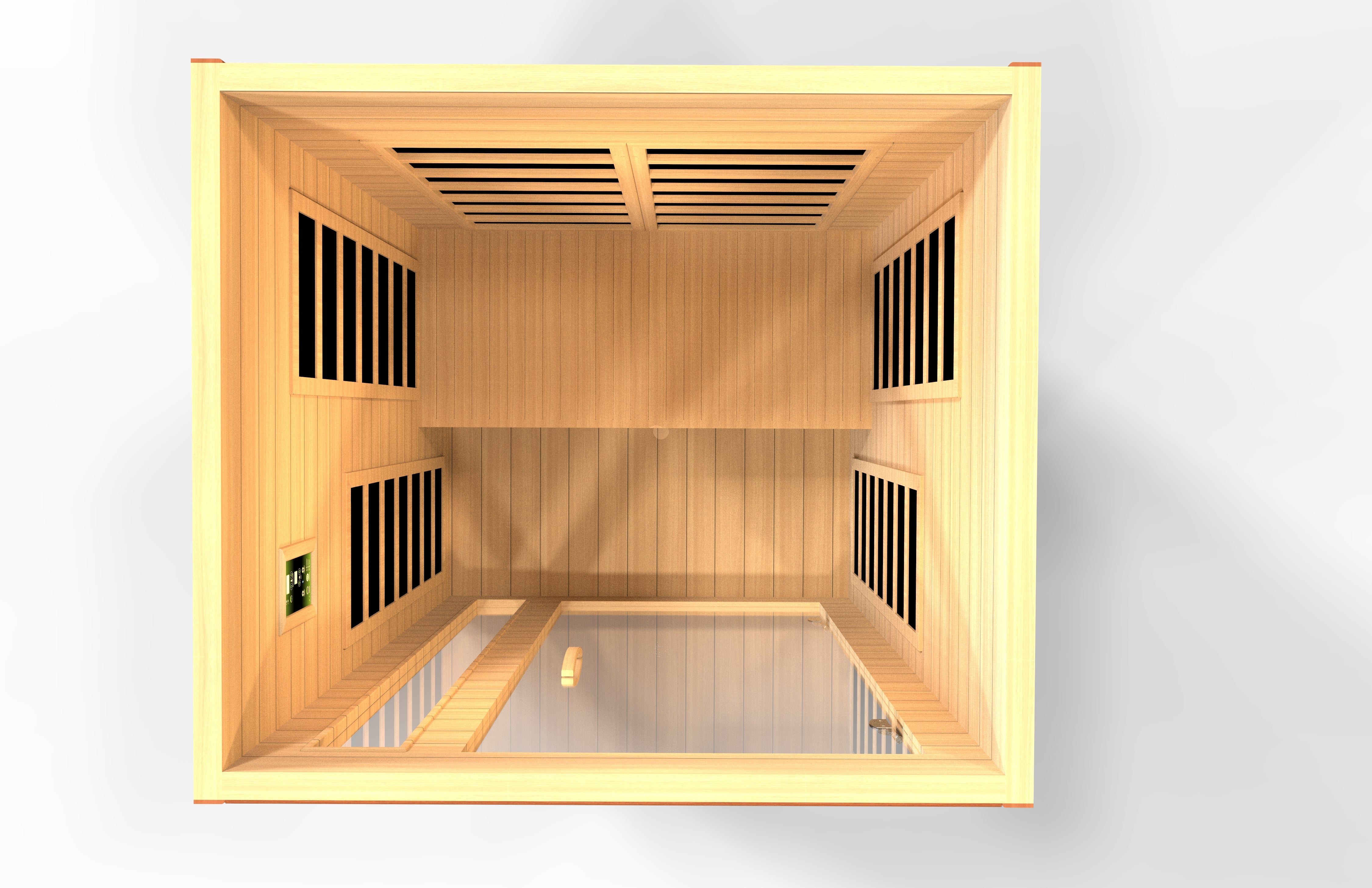 Dynamic Saunas Cordoba DYN-6203-01 - Interior Top View