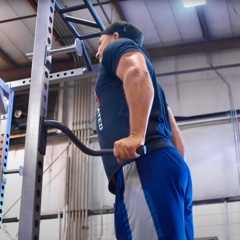 Valor Fitness Dip Handle Attachments for 2.5x2.5 Power Racks - Peak Performance Supply