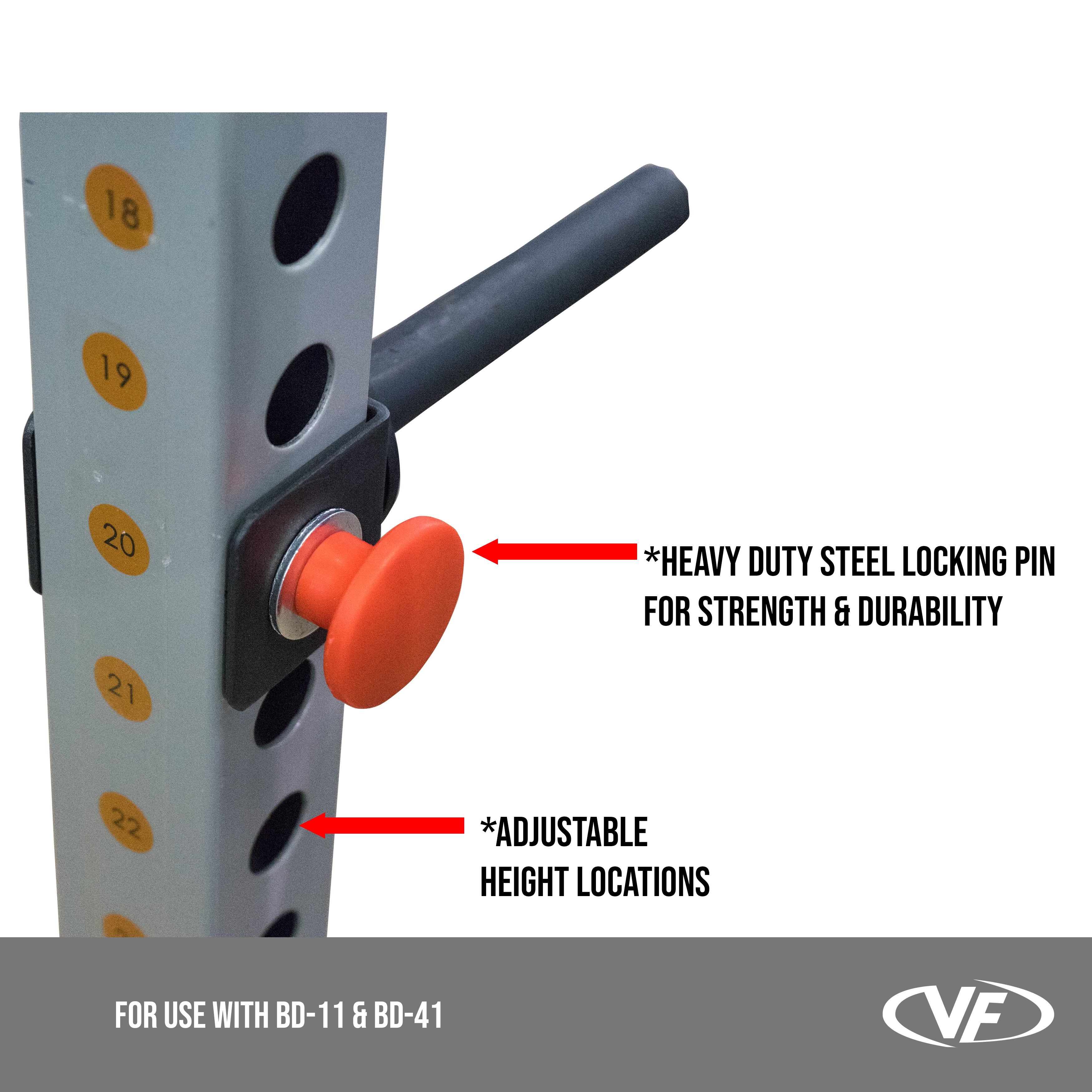 Valor Fitness Plate Storage Attachment for 2.5x2.5 Power Racks - Peak Performance Supply