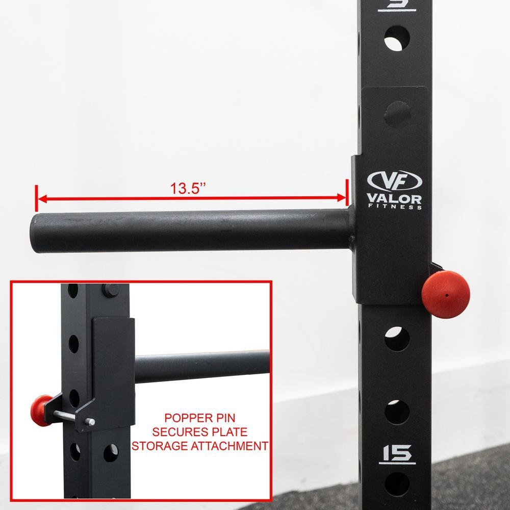 Valor Fitness Plate Storage Attachment Pair for 3x3 Rigs - Peak Performance Supply