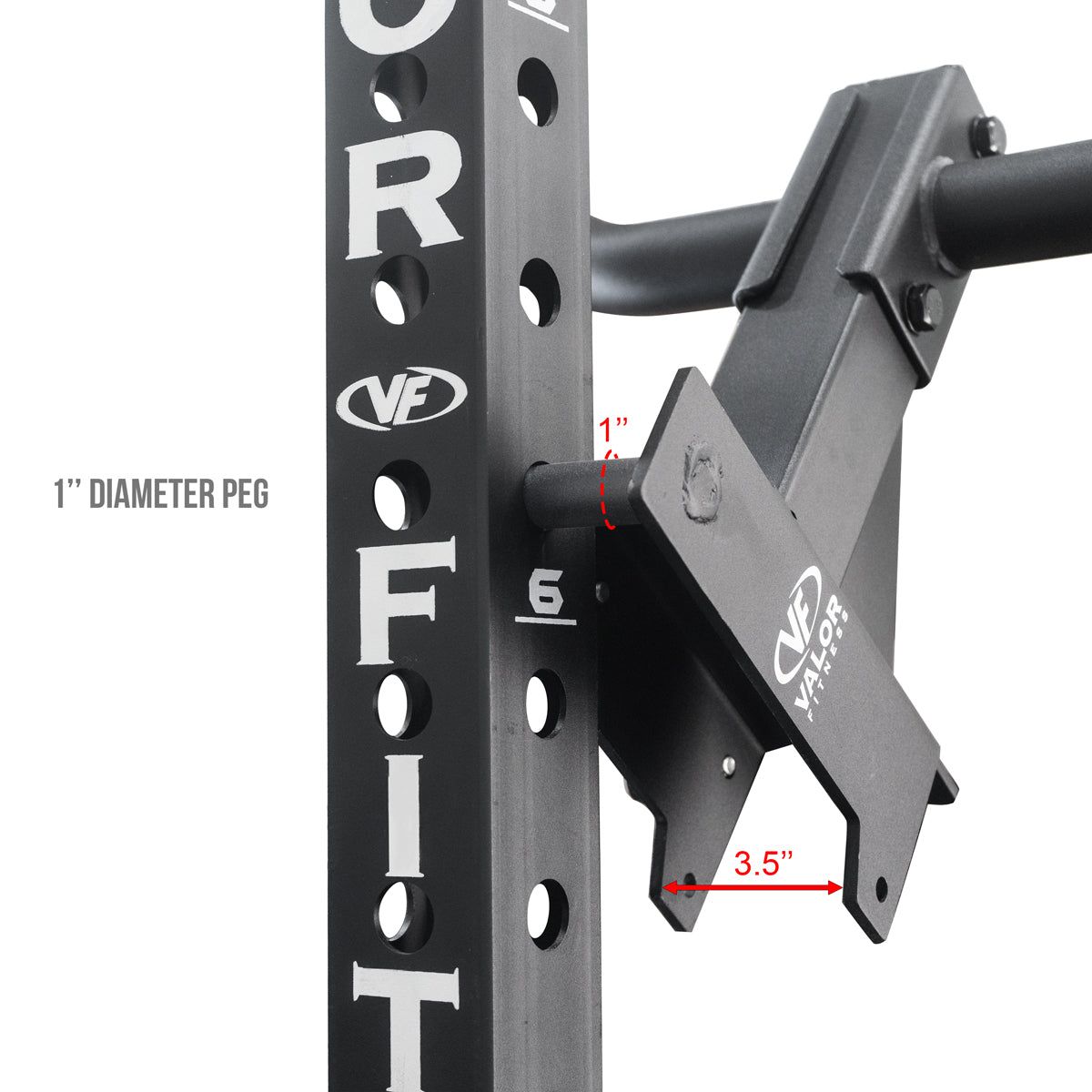 Valor Fitness Dip Attachment for 3x3 Rigs - Peak Performance Supply