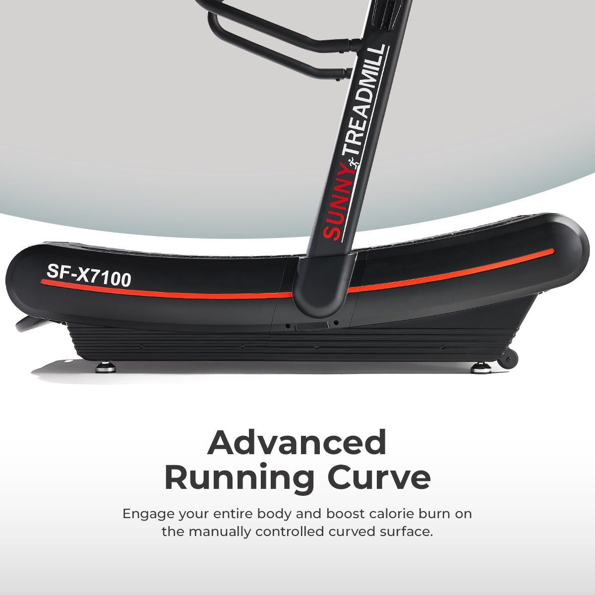 Sunny Health & Fitness Curve Manual Treadmill - Thumbnail 5