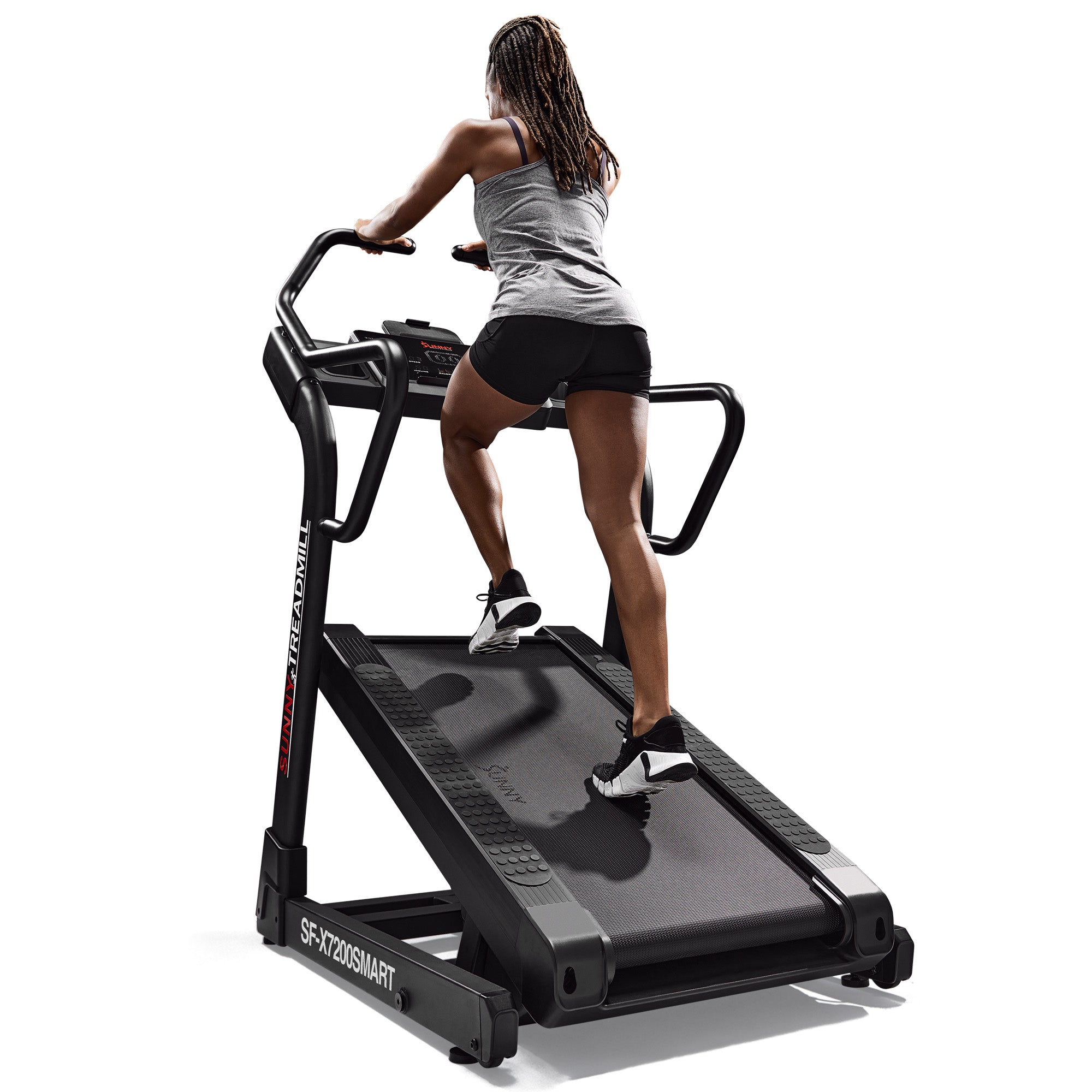 Sunny Health & Fitness Commercial Level Ultimate Incline Decline Treadmill